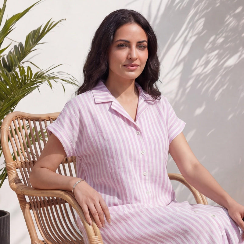 Striped Linen Dress, photo 2
