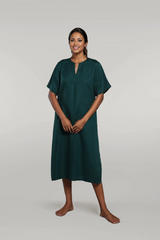 Drop Shoulder Relax Fit Dress with Pockets
