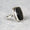 Black Onyx Ring, Black Gemstone Ring, 925 Sterling Silver, Large Silver Ring, Black Onyx Ring, Black Onyx Rectangle Gemstone Silver Ring