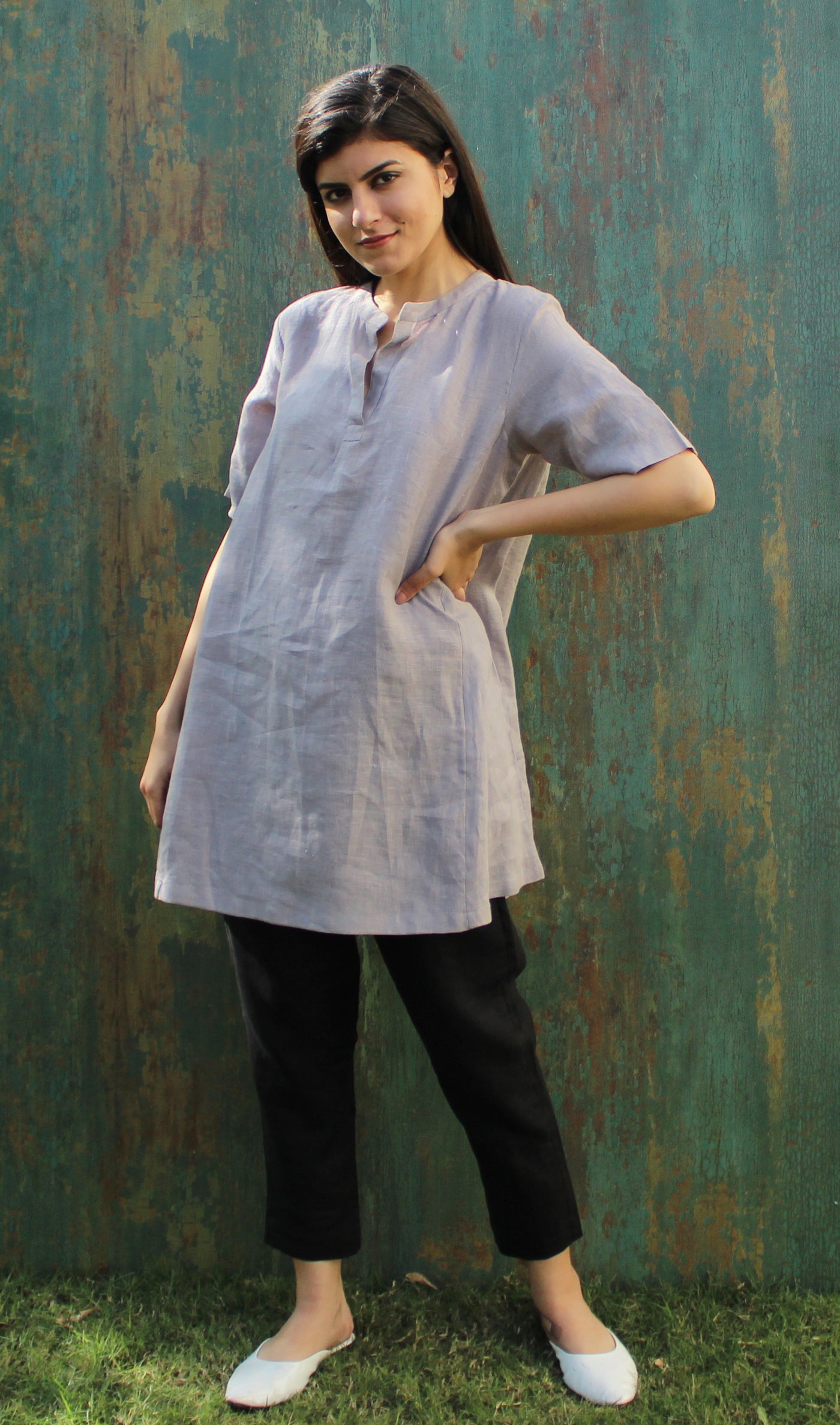 Linen shift dress, Long linen shirt, Linen tunic dress, Linen kurti for women, Shirt dress