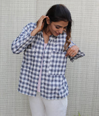 Checked shirt for women