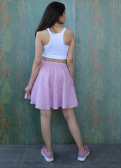 Circle Linen Skirt with side pockets