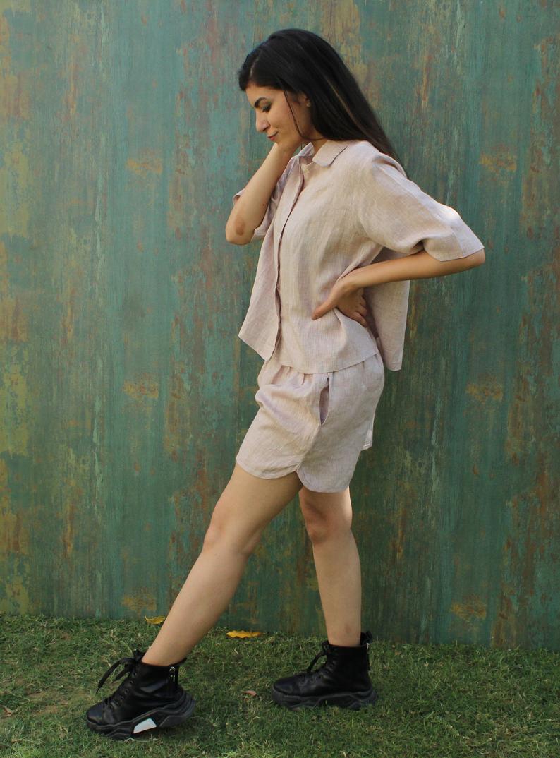 Comfortable Shorts in 100% Linen