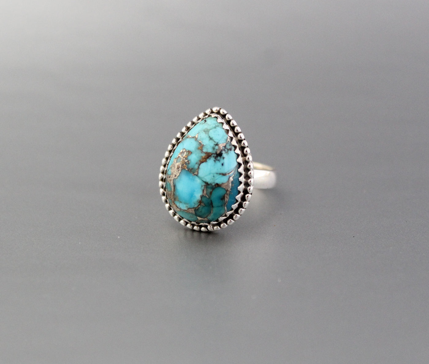 Copper Turquoise Ring