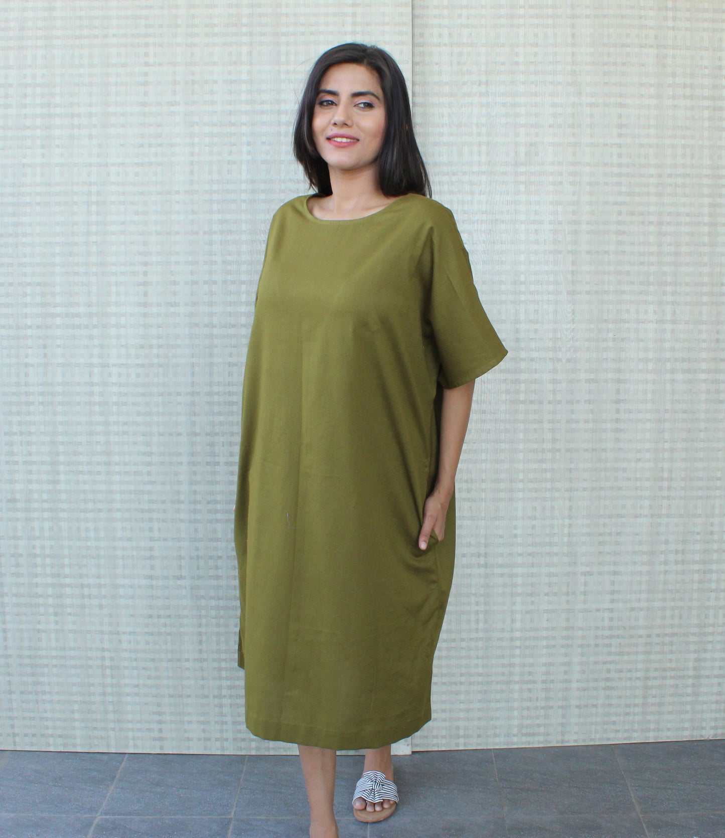 Drop Shoulder Dress