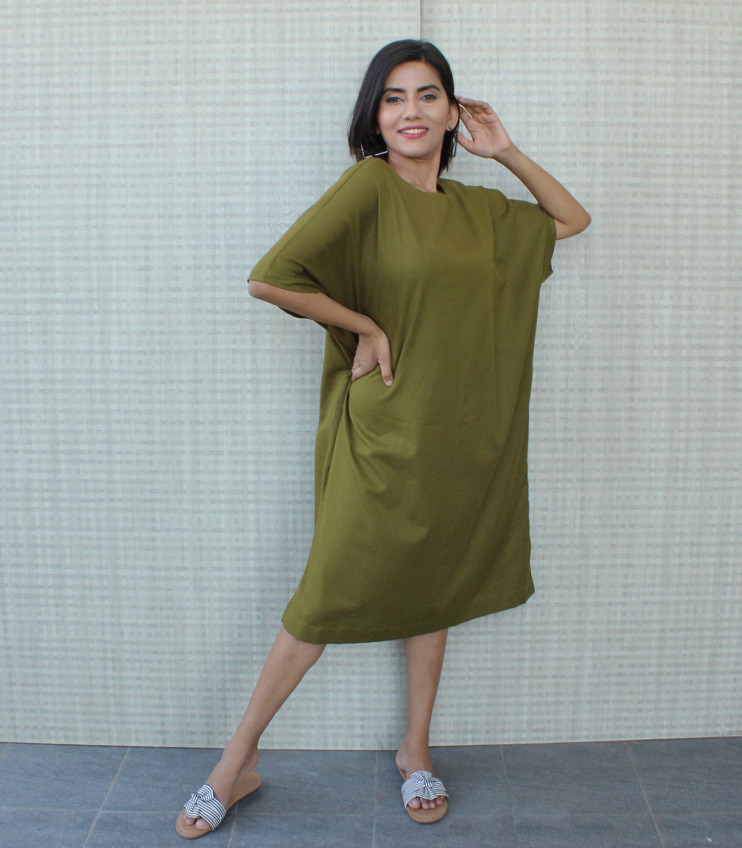 Drop Shoulder Dress