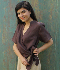 Front Tie Crop Top