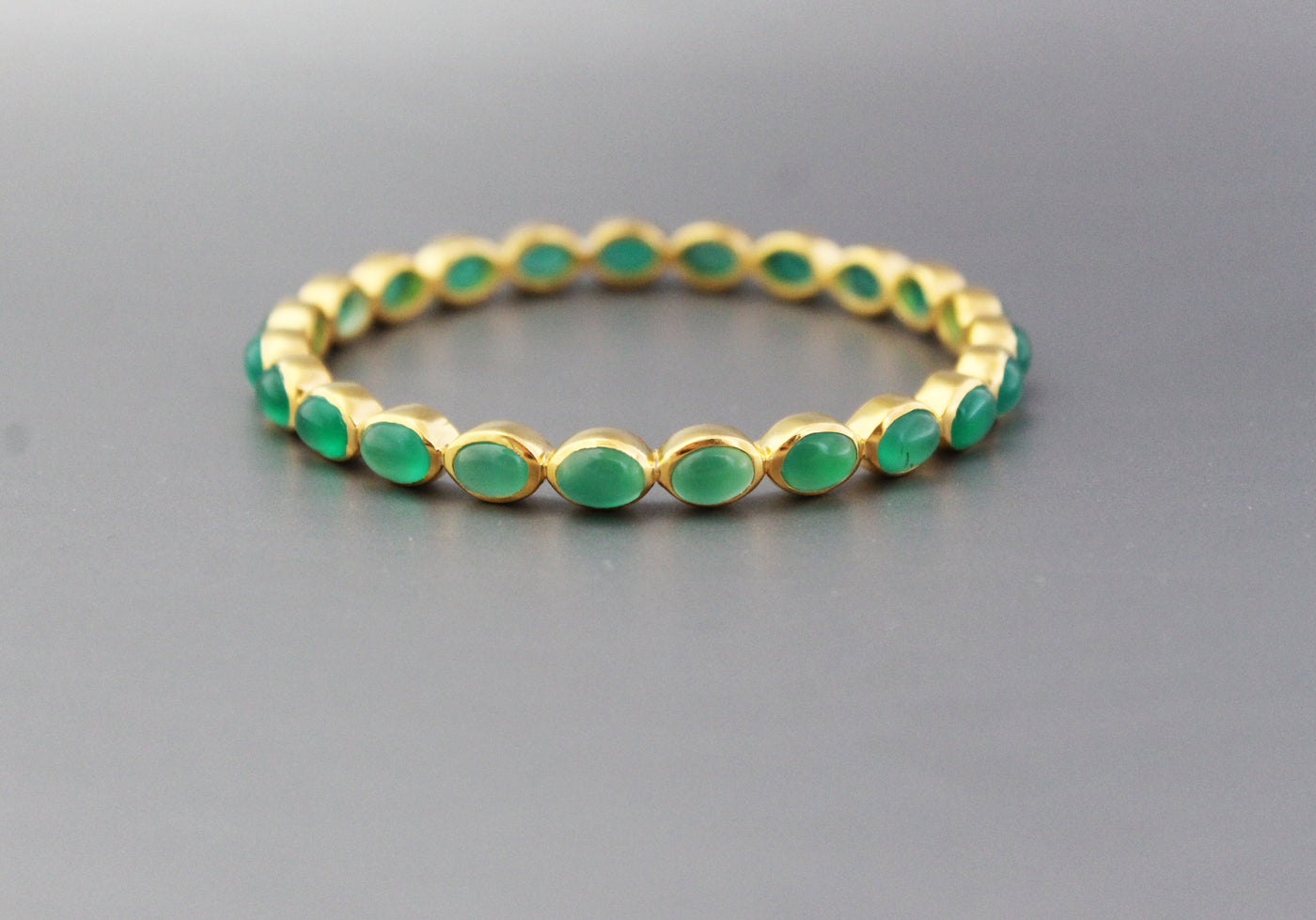 Green Onyx Bangle