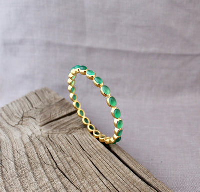 Green Onyx Bangle, Green Stone Bracelet, Sterling Silver, 14K Gold Filled Bangles, Gemstone Bangles, Bezel Set Bangles, Perfect Gift,Organic