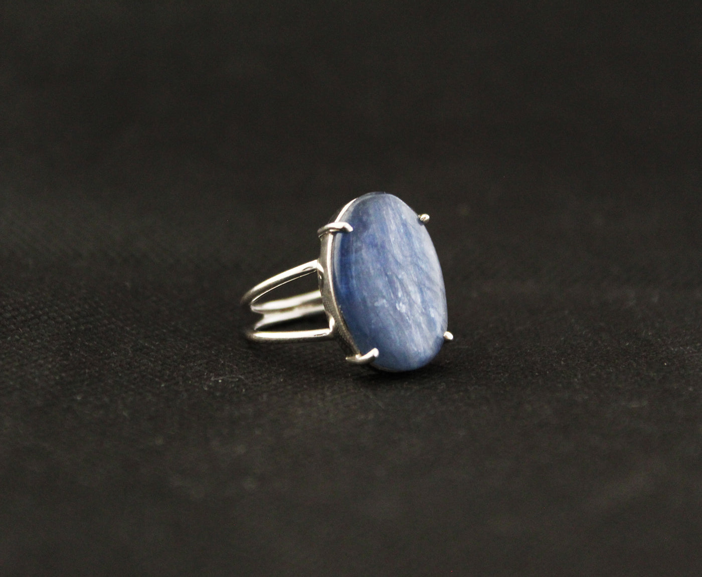 Blue Kyanite Ring * Sterling Silver Ring * Statement Ring * Bridal Ring * Wedding Ring * Gemstone Ring * Blue Stone * Organic Ring 