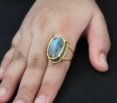 Labradorite Ring