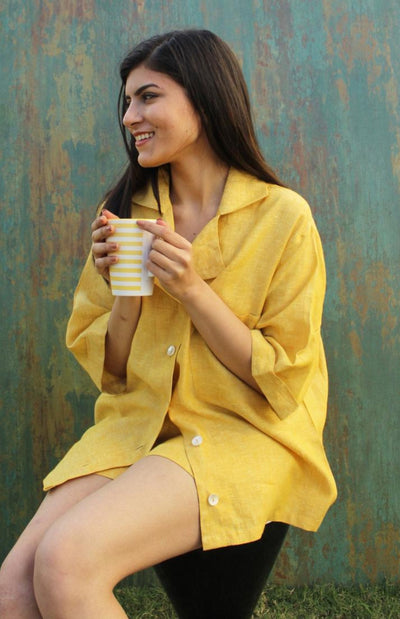 Linen pajama set, Linen top and shorts, Women's linen sleepwear, Linen lounge wear, Sexy pajama, Linen Nightwear, Washed Linen, Bridesmaid