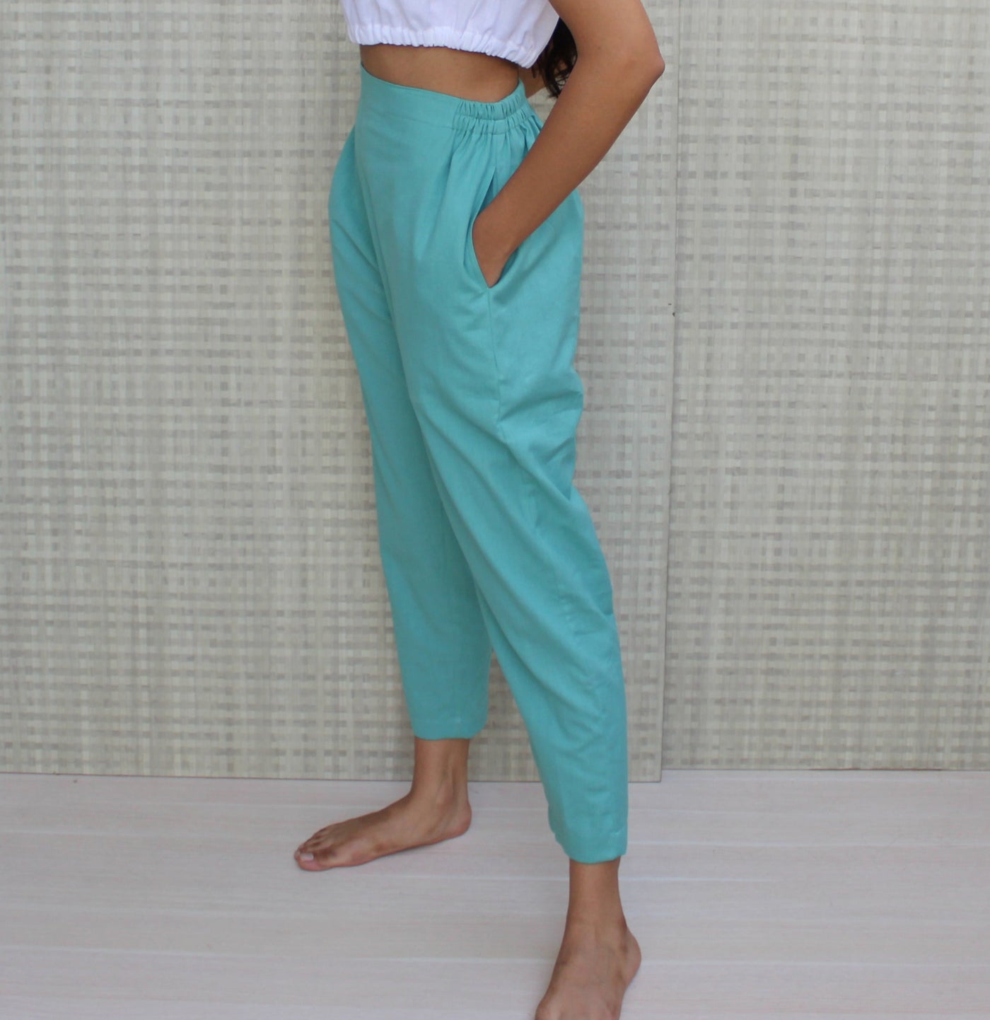 Pant with Hidden Side Pockets