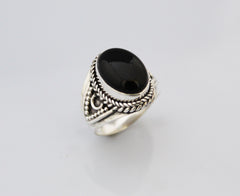 Natural Black Onyx Ring
