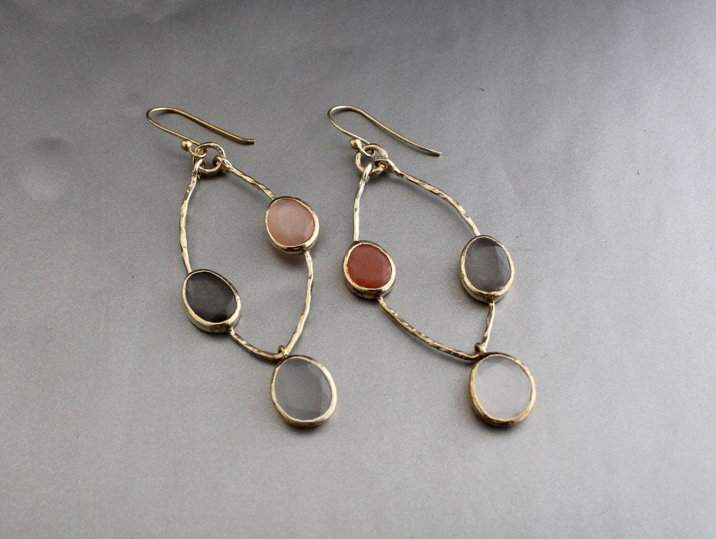 Natural Moonstone Earrings