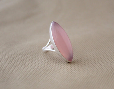 Pink Chalcedony Ring