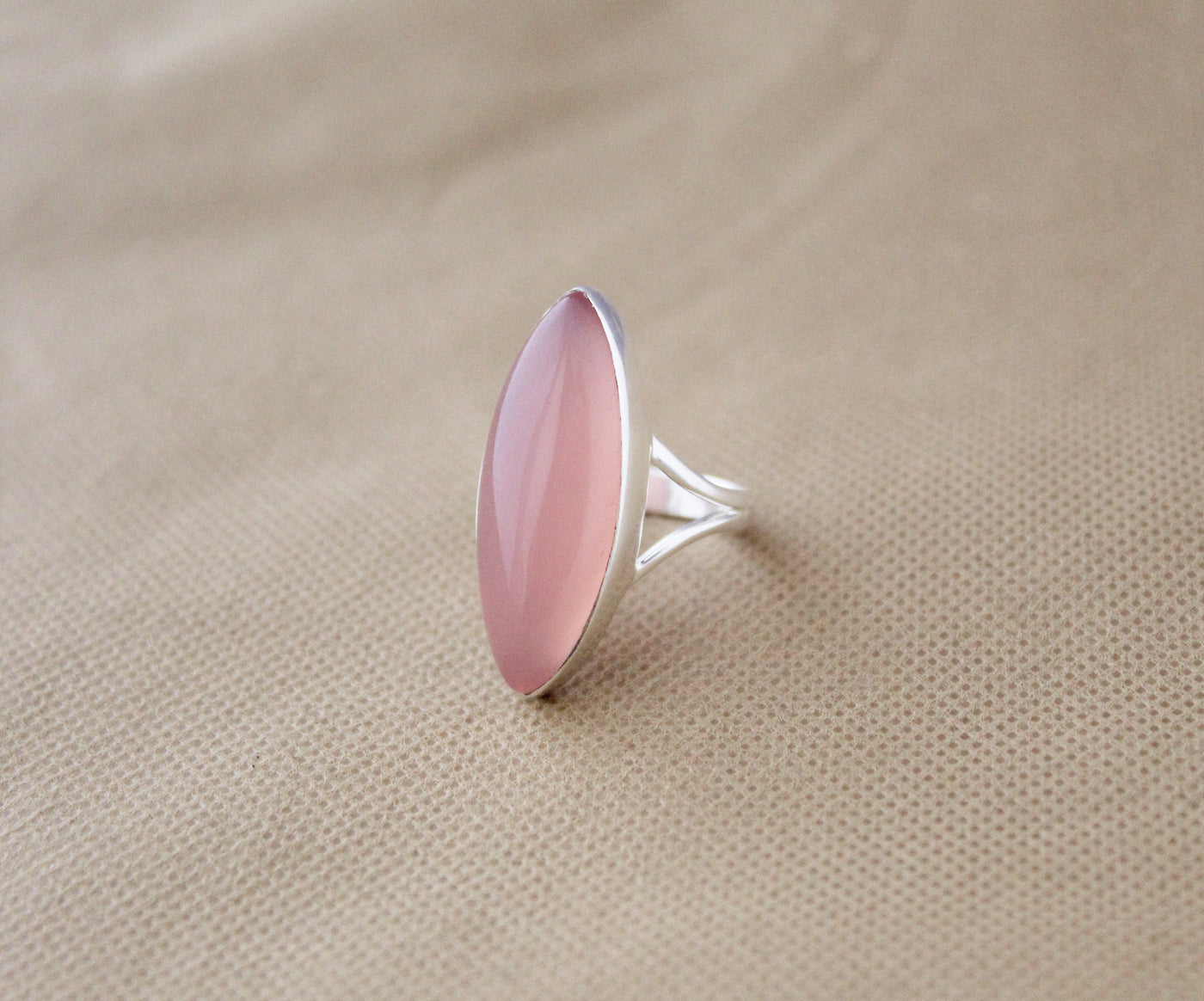 Pink Chalcedony Ring